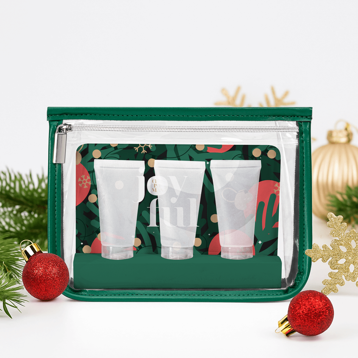 Custom Recycled TPU Clear Cosmetic Bags