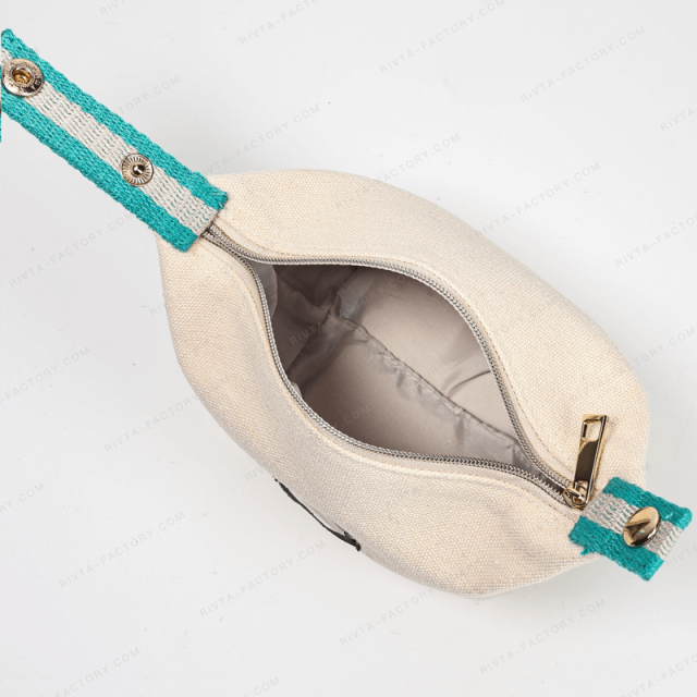 Recycled Cotton Makeup Pouches Wholesale - CBC195