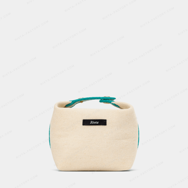 Recycled Cotton Makeup Pouches Wholesale - CBC195