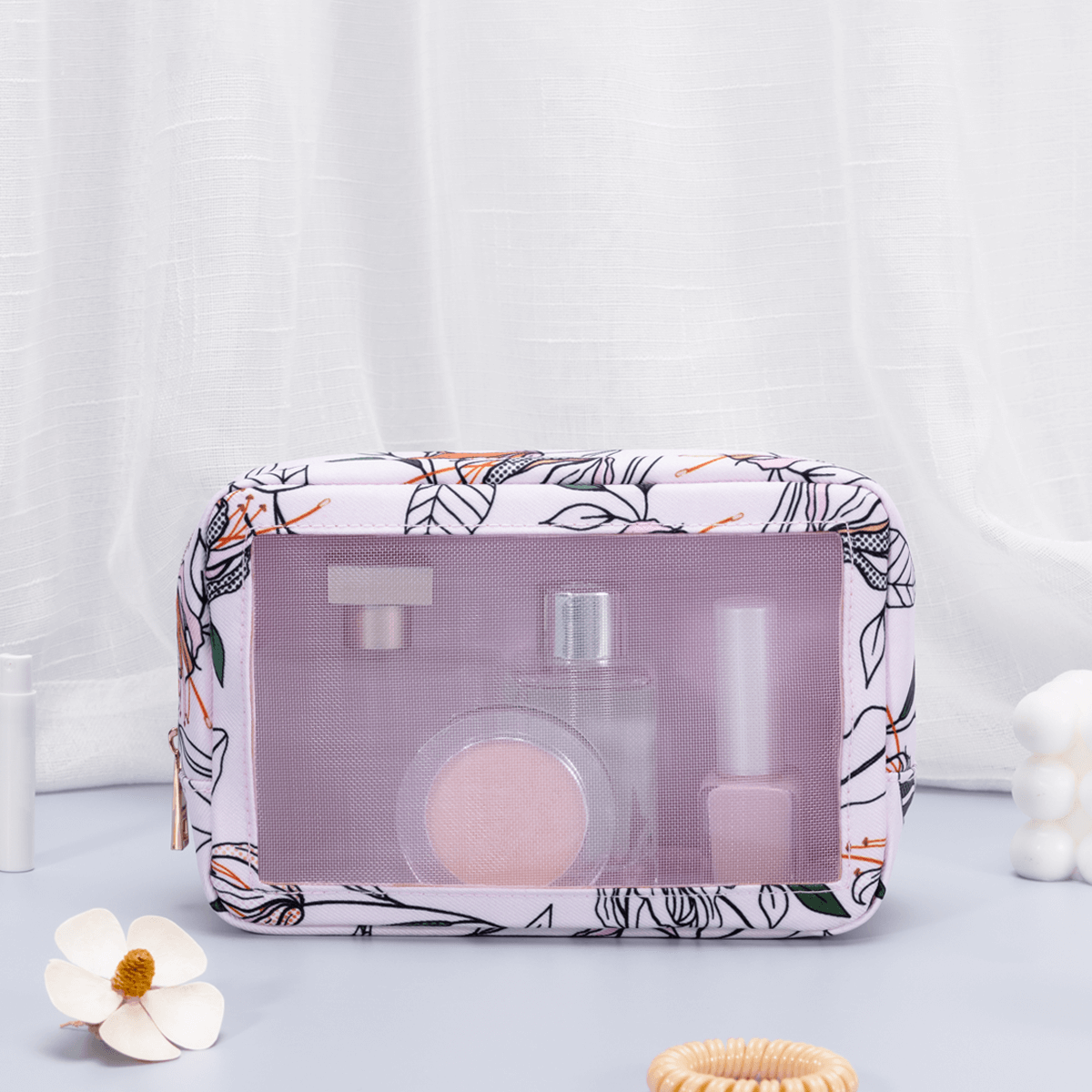 RPET Mesh Cosmetic Bags