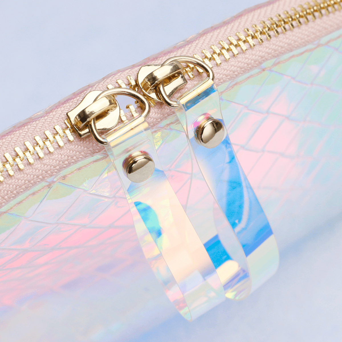 Transparent zipper accessories