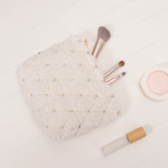 Medium Cosmetic Bag Polyester Sherpa - CBO110