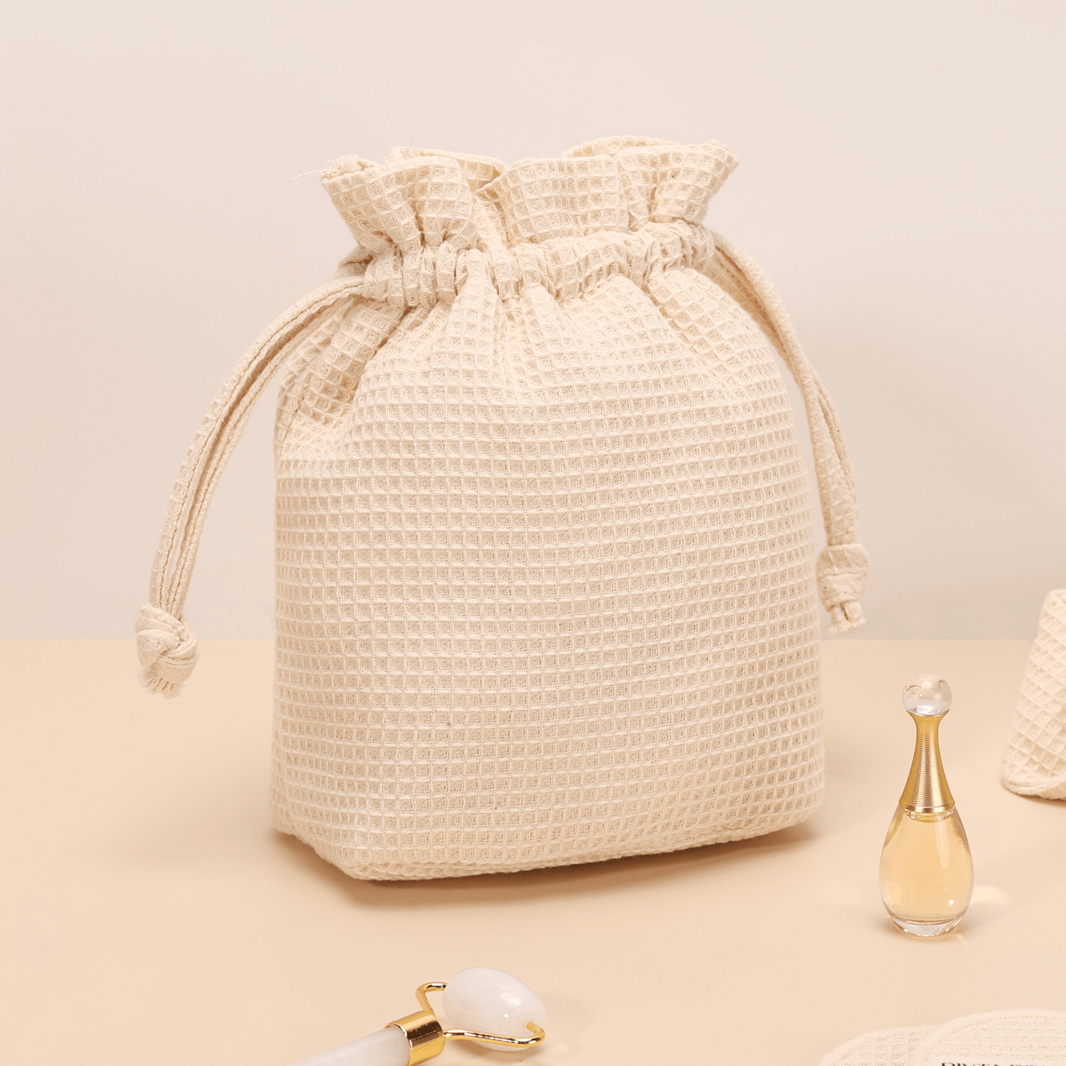 CustomOrganicCottonDrawstringBags