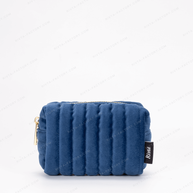 Mini Pouch Makeup Bag Recycled Velvet - CBR325
