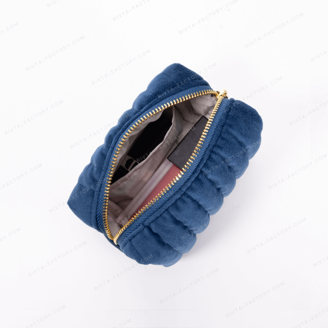 Mini Pouch Makeup Bag Recycled Velvet - CBR325