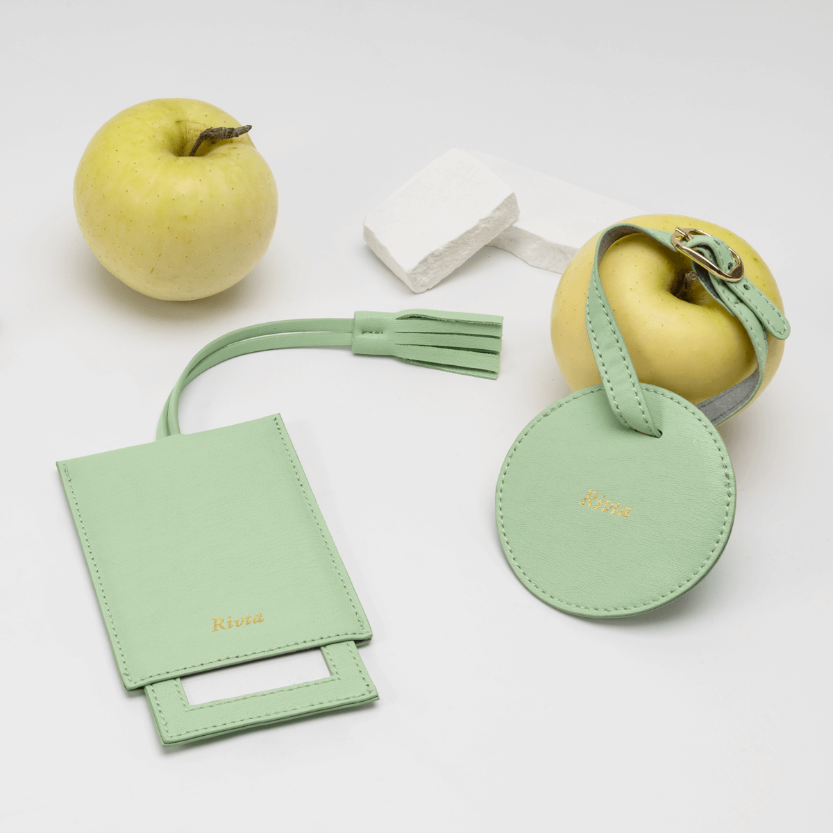 CustomAppleleatherLuggageTags