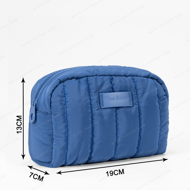 Quilted Cosmetic Bag Recycled PET - CBR323