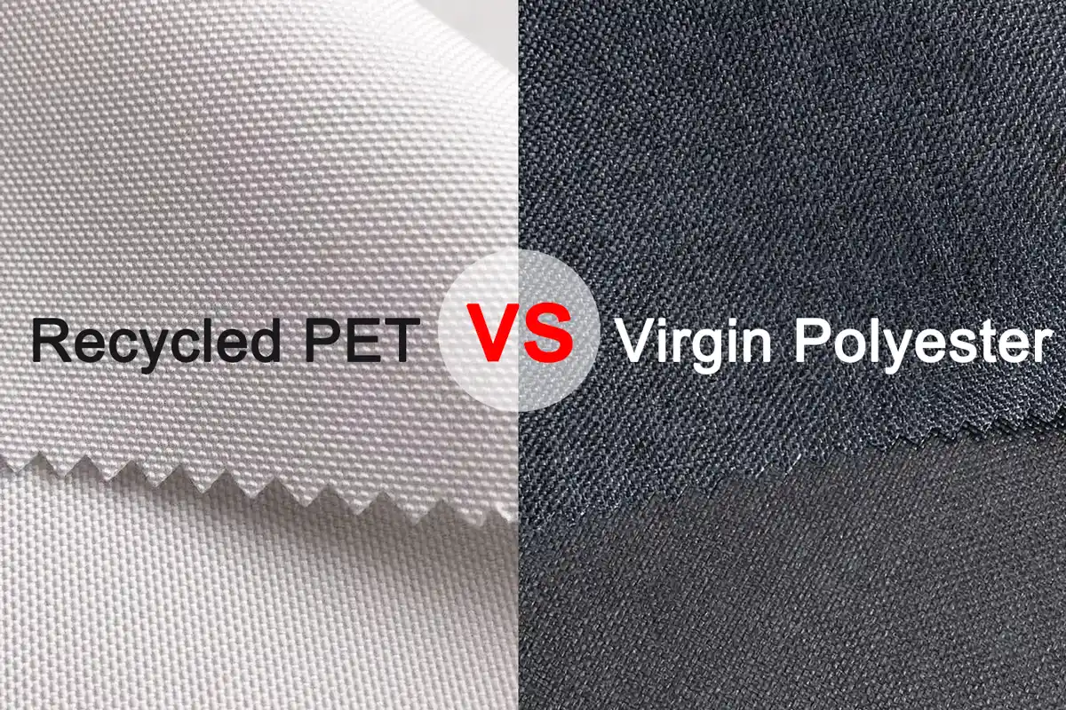 RPET vs Virgin Polyester comparison chart
