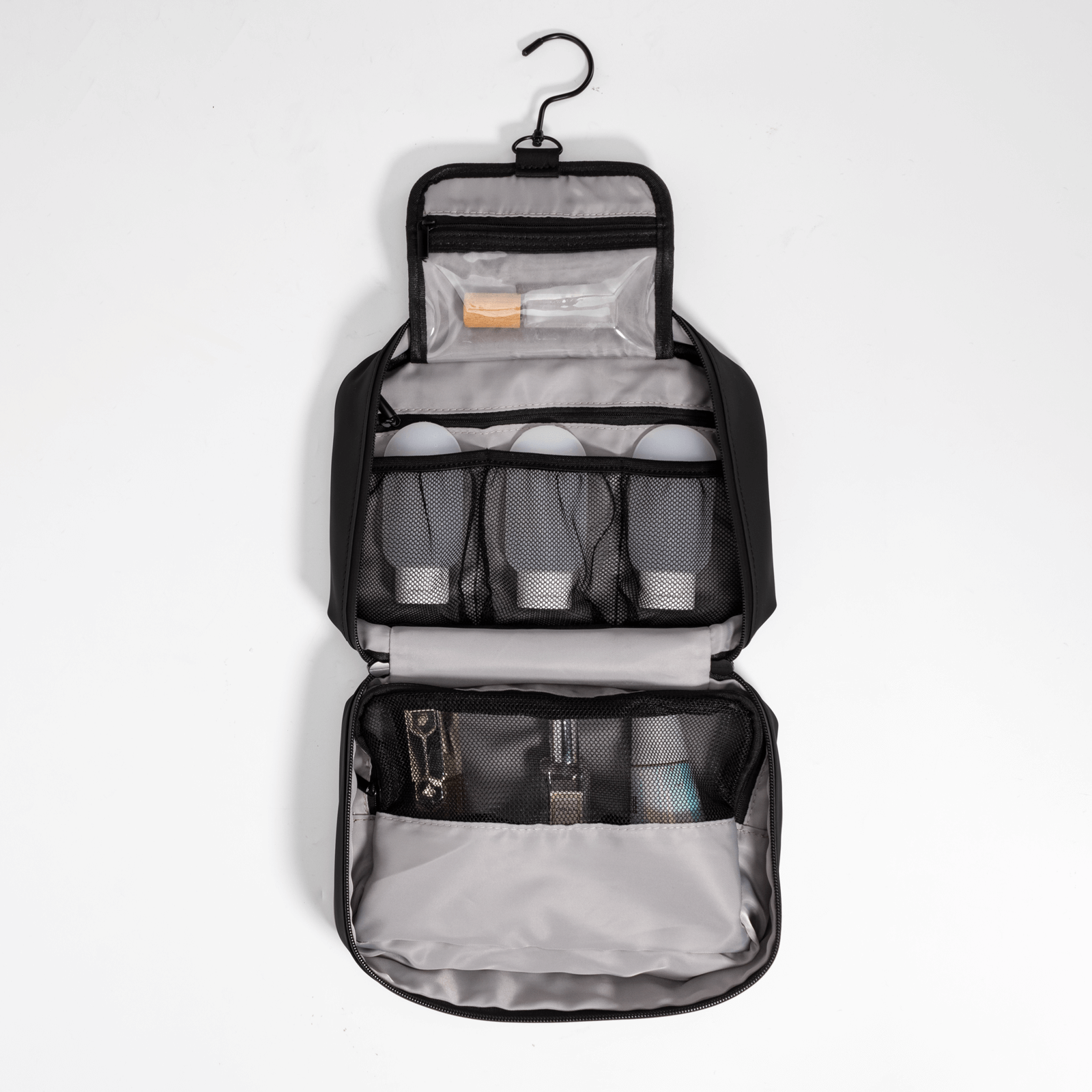 CustomRecycledPUTravelToiletryBags