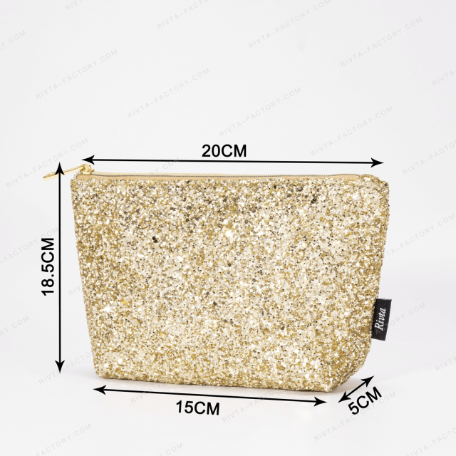 Luxury  Pouch Cosmetic Bag Glitter - CBG038