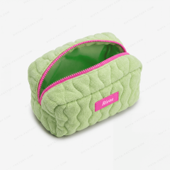 Quilted Cosmetic Bags CVC Towel (Cotton) - CBC211