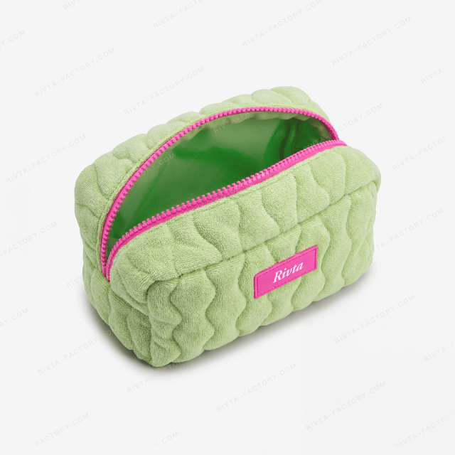 Quilted Cosmetic Bags CVC Towel (Cotton) - CBC211