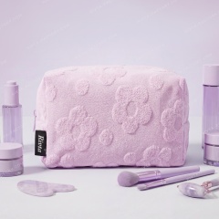 Custom CVC Towel (100% Cotton) Cosmetic Bags - CBC213