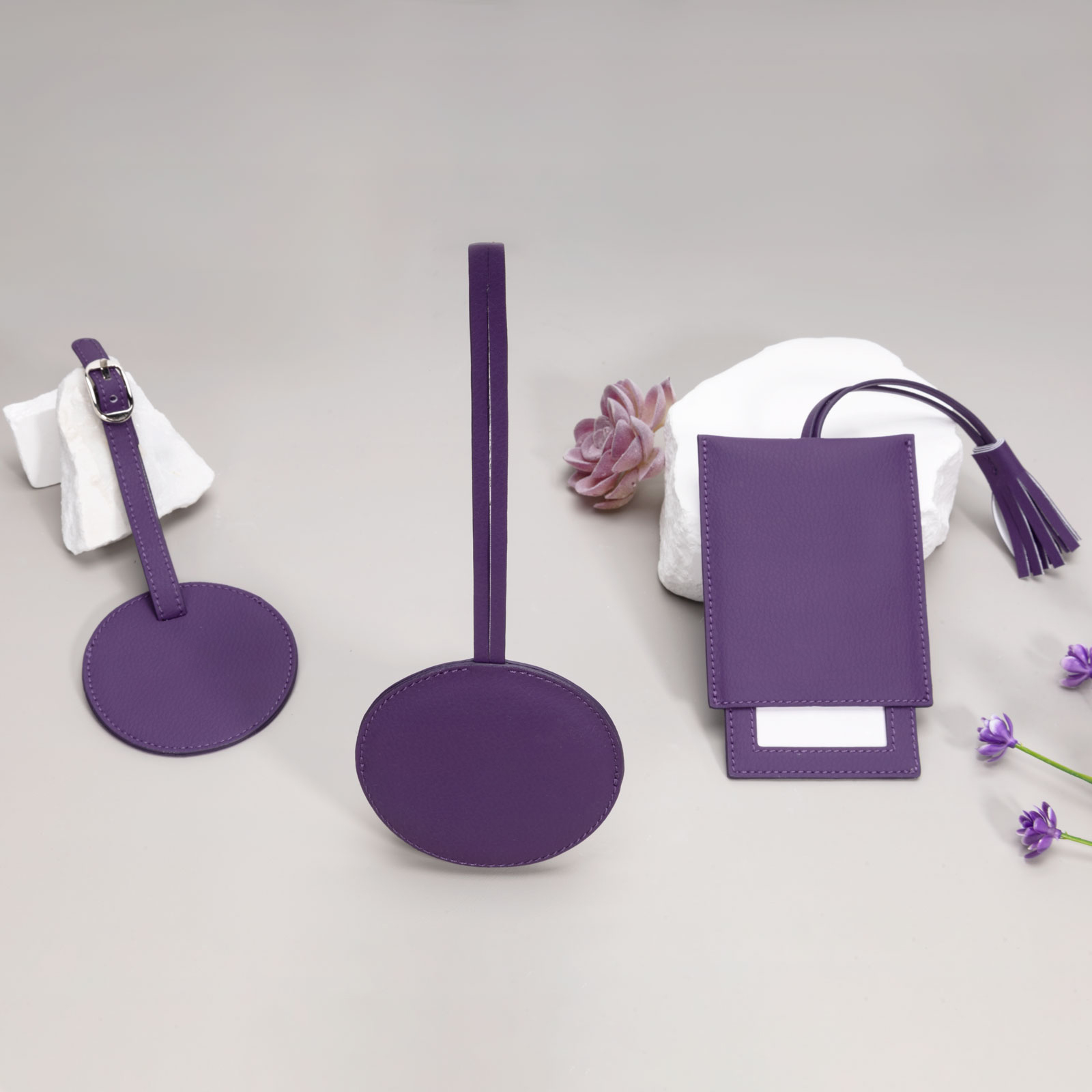 CustomSiliconeLeatherLuggageTags