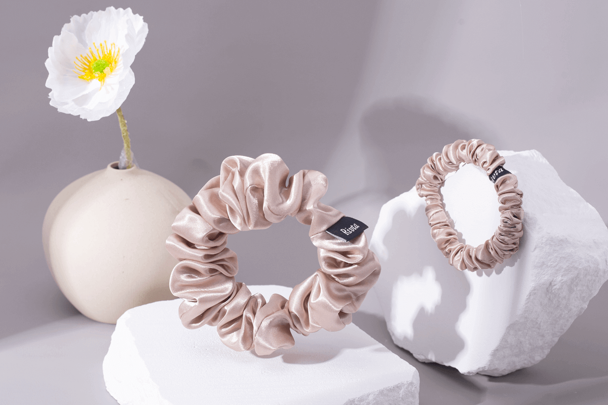 Scrunchie fabrics for cosmetic bag gift sets