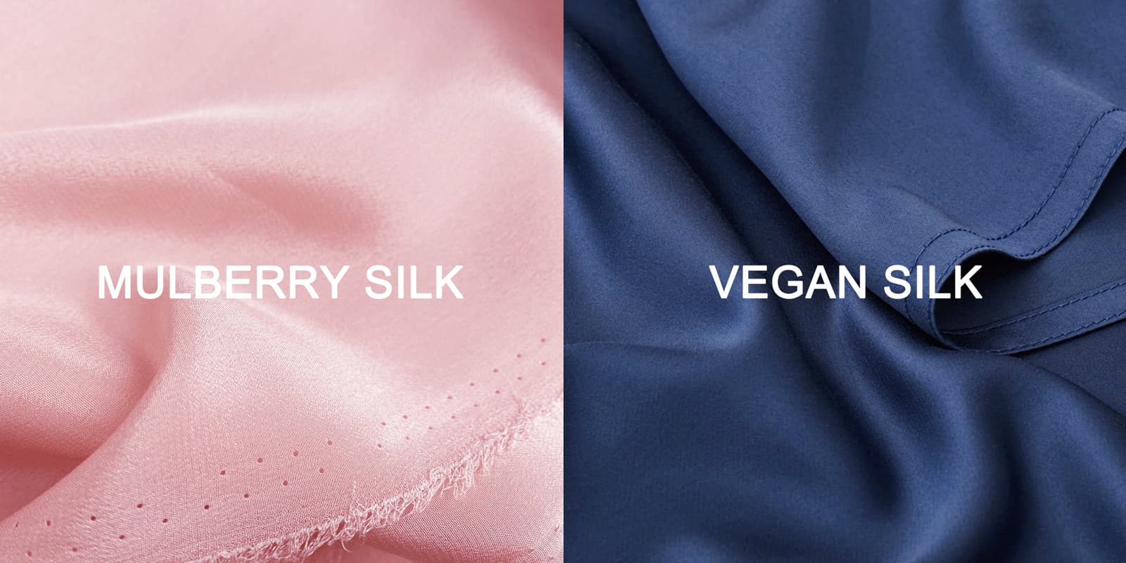 mulberry silk vs vegan silk comparison