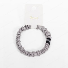 Recycled Polyester Fiber Scrunchie Gold | Vegan Silk Alternative Hair Tie | Sustainable Wholesale - BEA075
