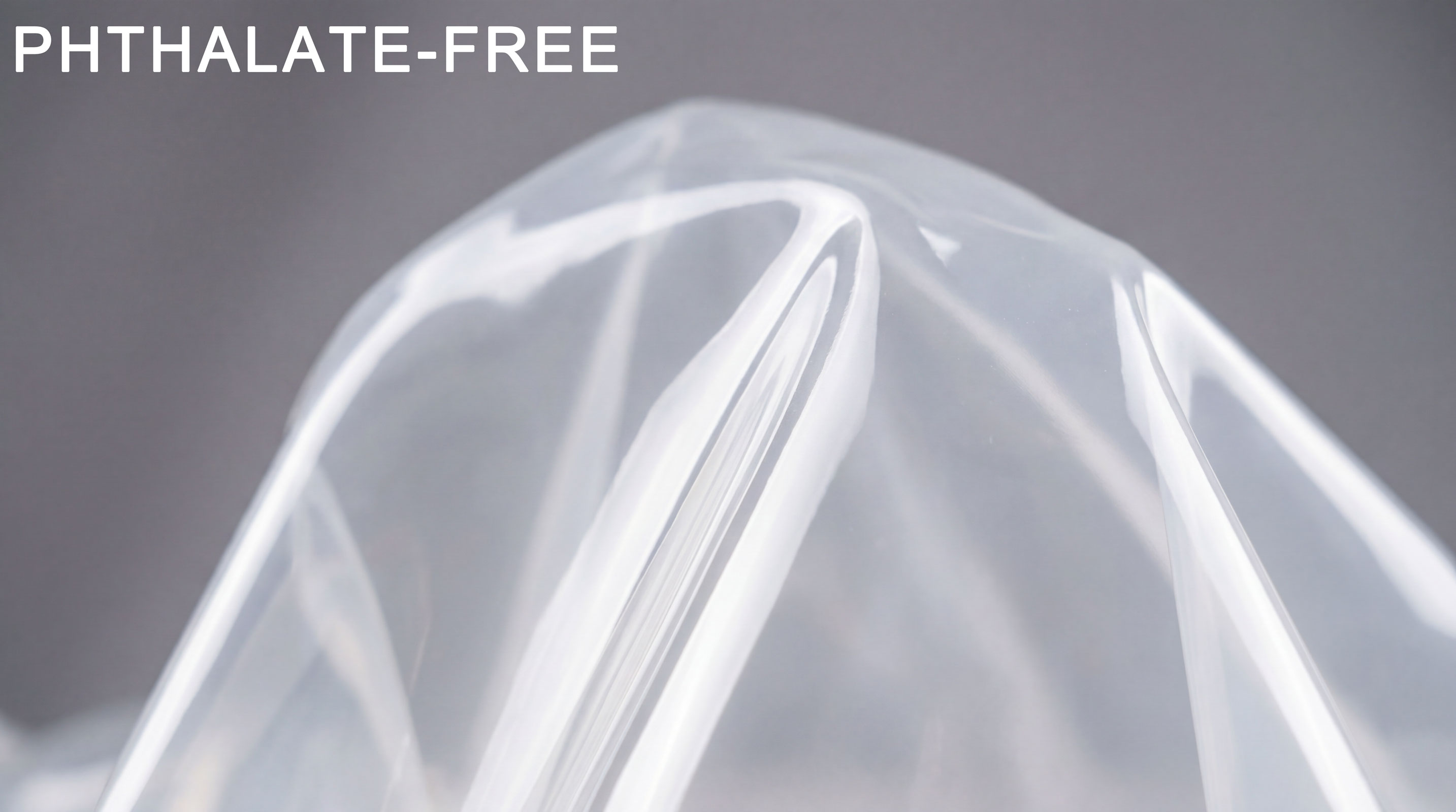 PHTHALATE-FREE text on a dark background