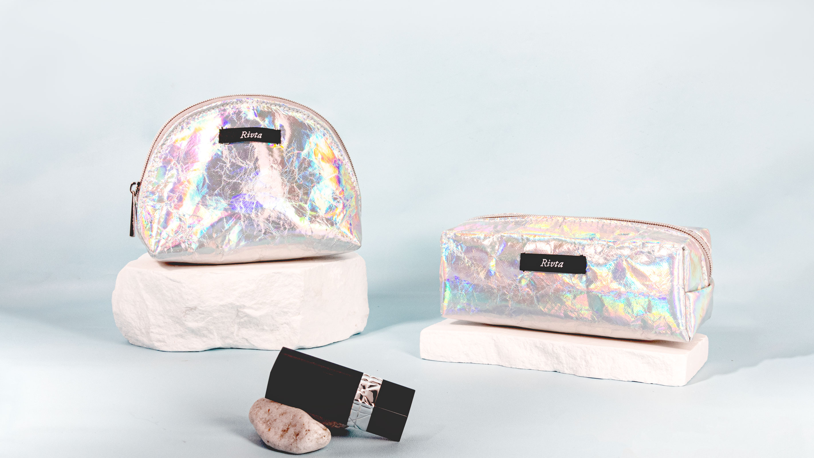 Custom Tyvek washable paper cosmetic bags