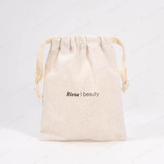 Custom Linen Cotton Drawstring Bag For Wholesale | Various Sizes - CBO105