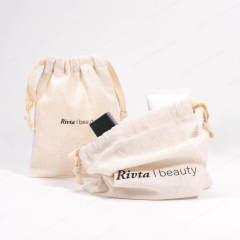 Custom Linen Cotton Drawstring Bag For Wholesale | Various Sizes - CBO105