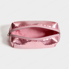 Custom Makeup Pouch | Luxury  Sequin Cosmetic Bags - CBO125
