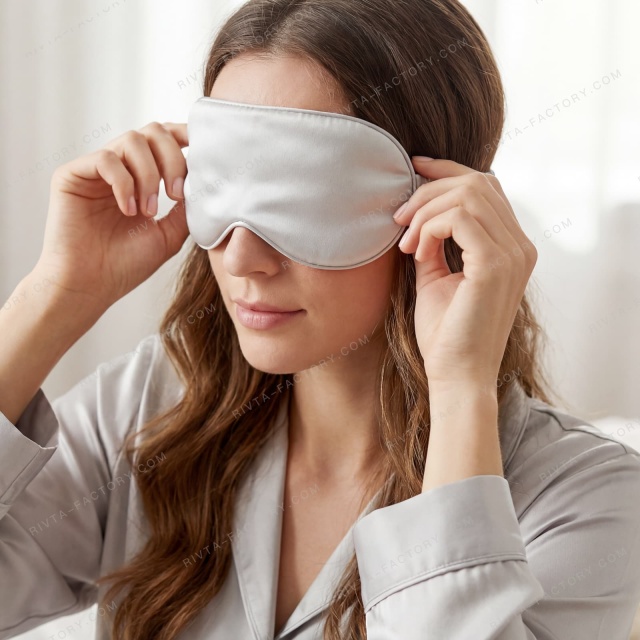 100% Mulberry Silk Eye Mask | Luxury Sleep Mask Manufacturer - EYS129