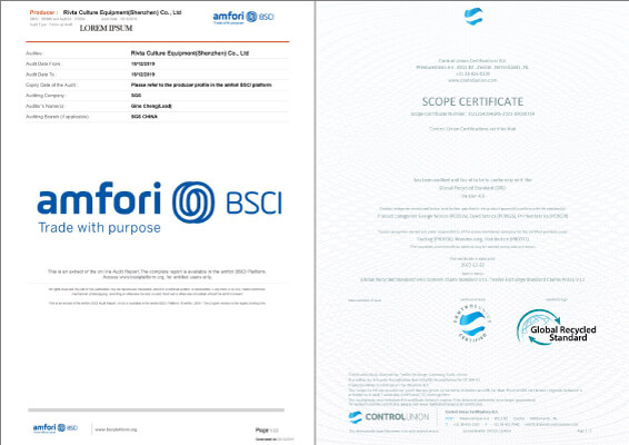 BSCI GRS certified cosmetic bag factory China