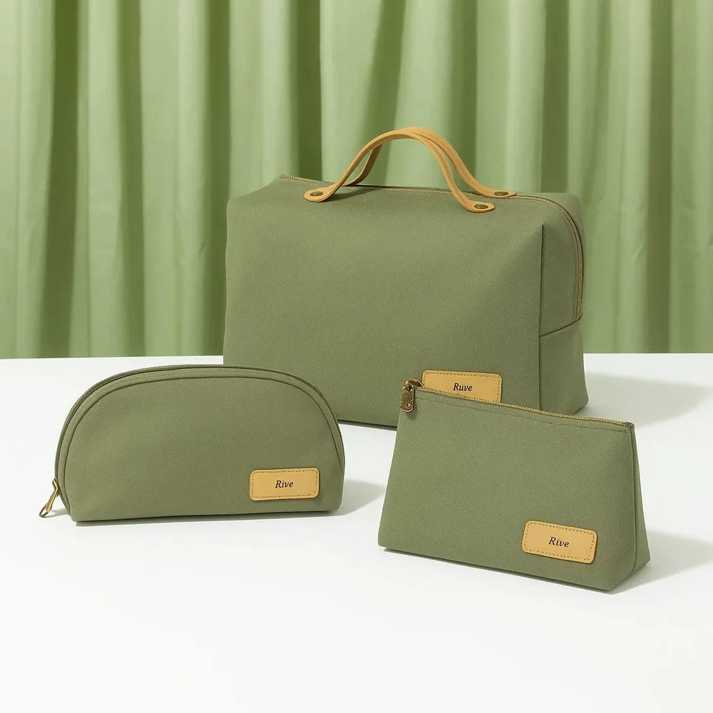Premium pouch set for hotel wellness and beauty collaboration programs