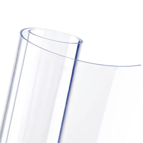 Clear film lining material for hotel toiletry bag wipe-clean handling