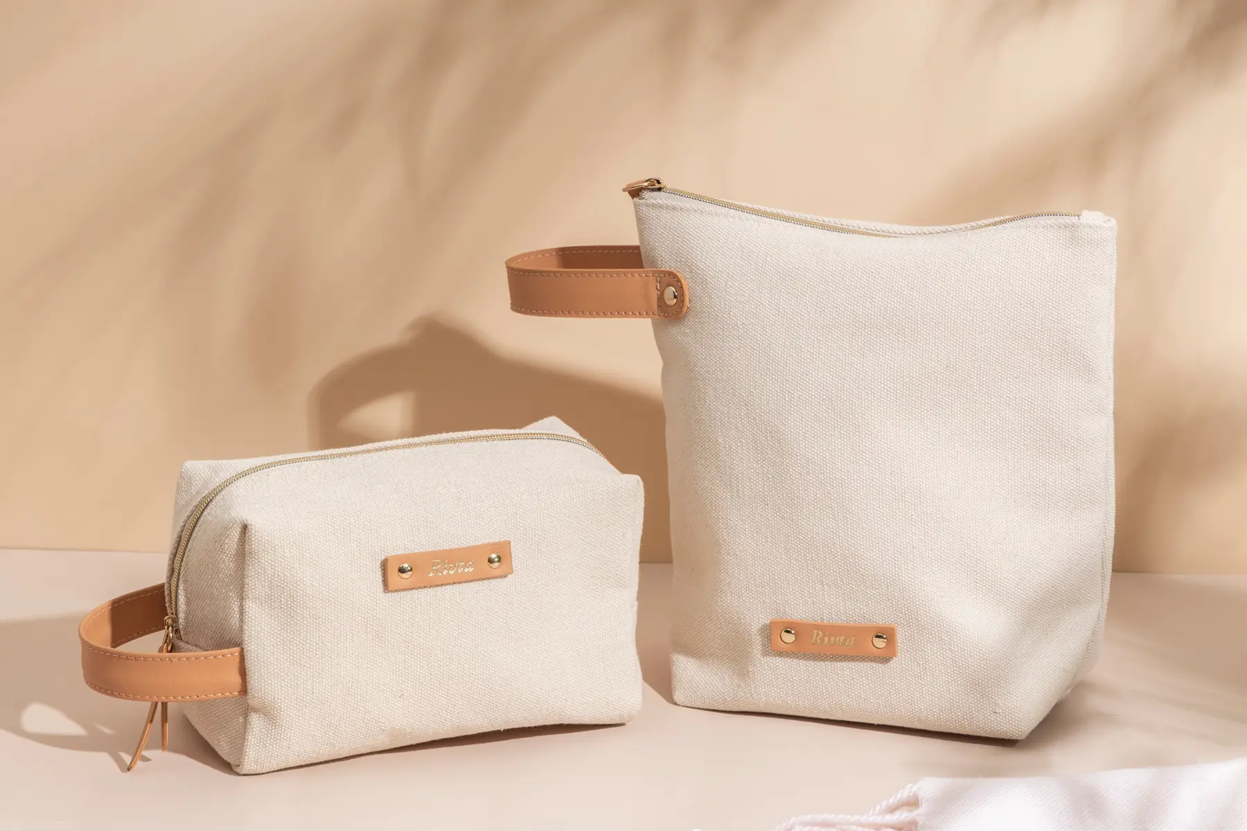Cotton spa hotel toiletry bag material route for buyer review