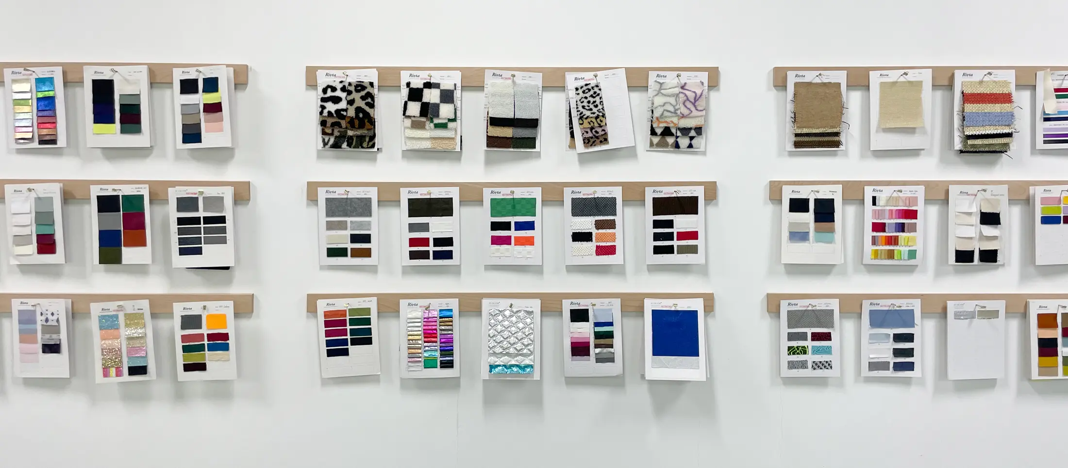 Material swatch and project document review at Rivta
