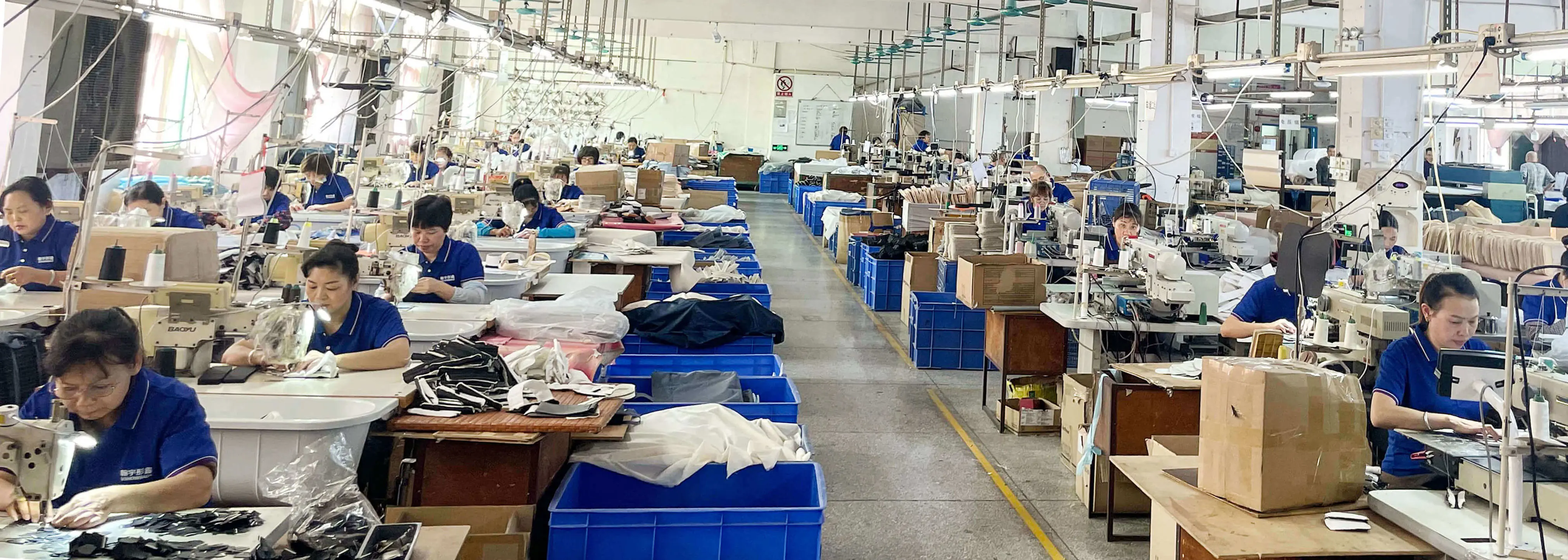 Rivta Dongguan cosmetic bag manufacturing workshop