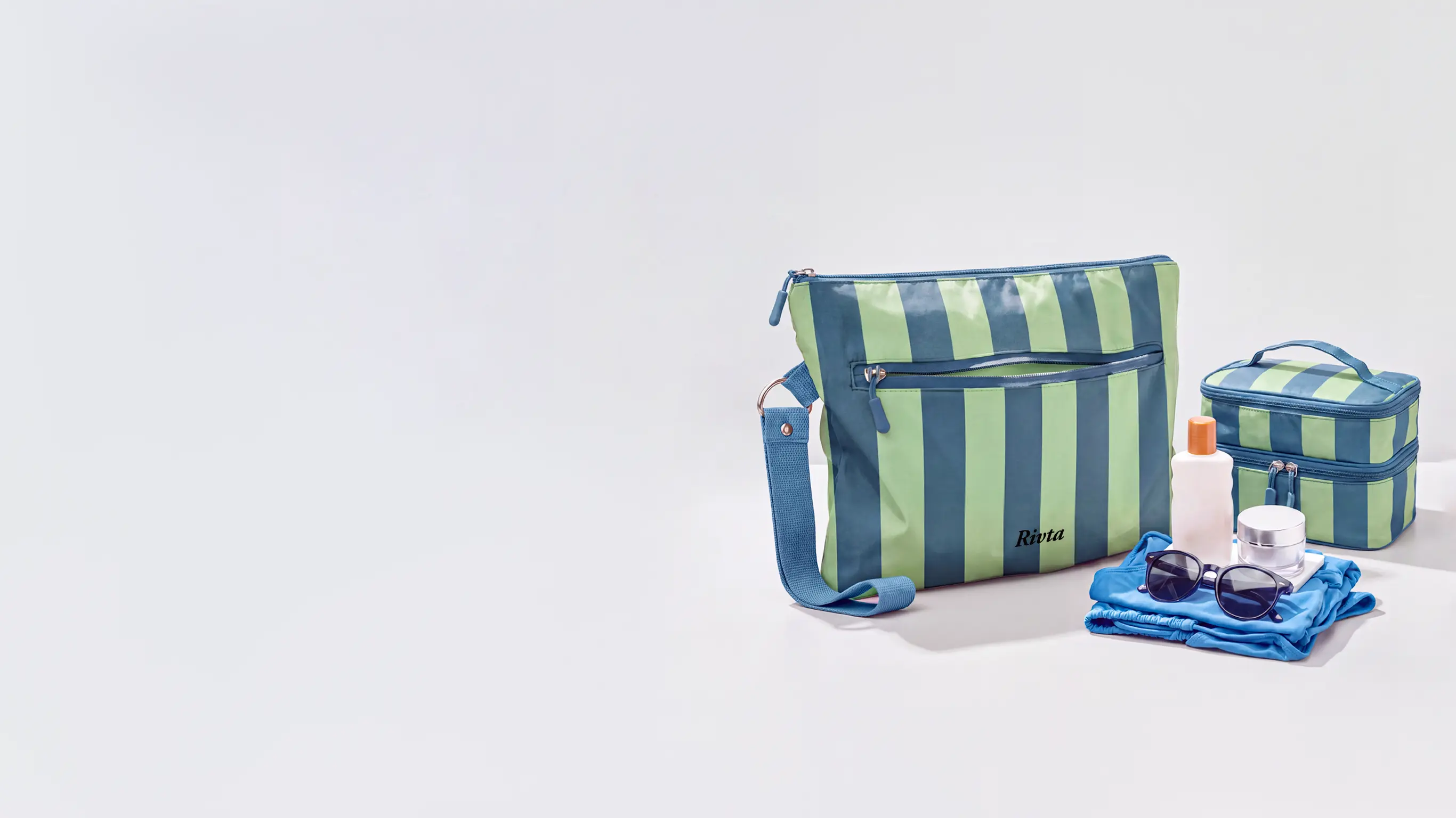 Custom wet swimsuit bags for swimwear brands from Rivta