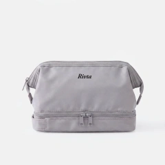 Custom Recycled Nylon Two-Compartment Wet Swimsuit Bag | Travel Wet Dry Organizer - CBR343