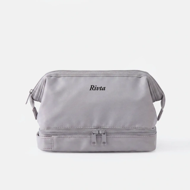 Custom Recycled Nylon Two-Compartment Wet Swimsuit Bag | Travel Wet Dry Organizer - CBR343
