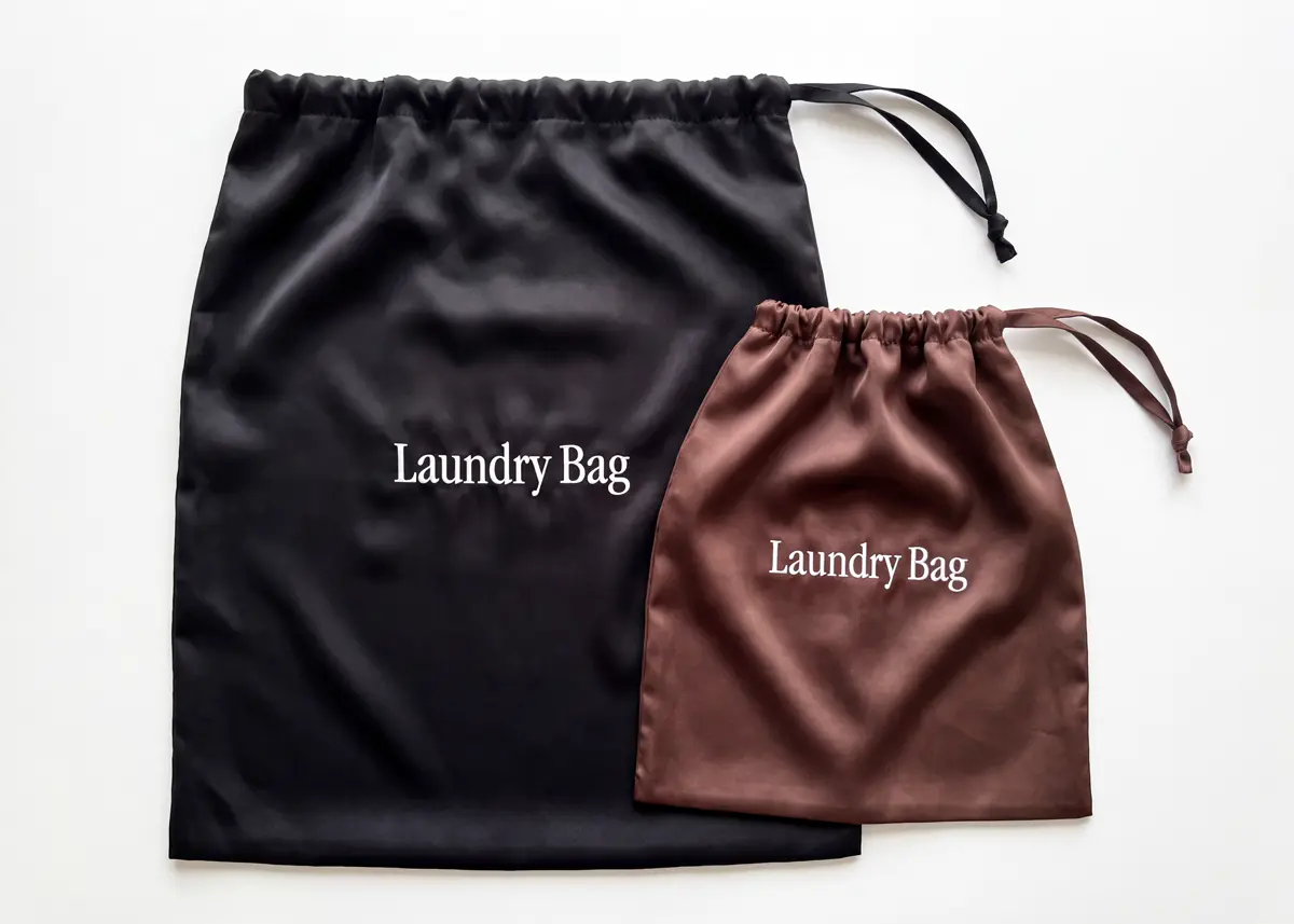 Lyocell material route for custom laundry wash bag sampling