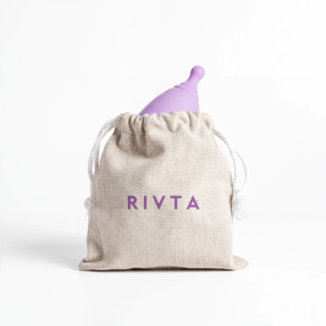 Custom Linen Drawstring Period Pouch | Wholesale Menstrual Cup and Hygiene Bag - CBO137