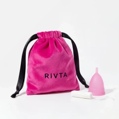 Custom Recycled Velvet Drawstring Period Pouch | Wholesale Menstrual Care Bag - CBR352