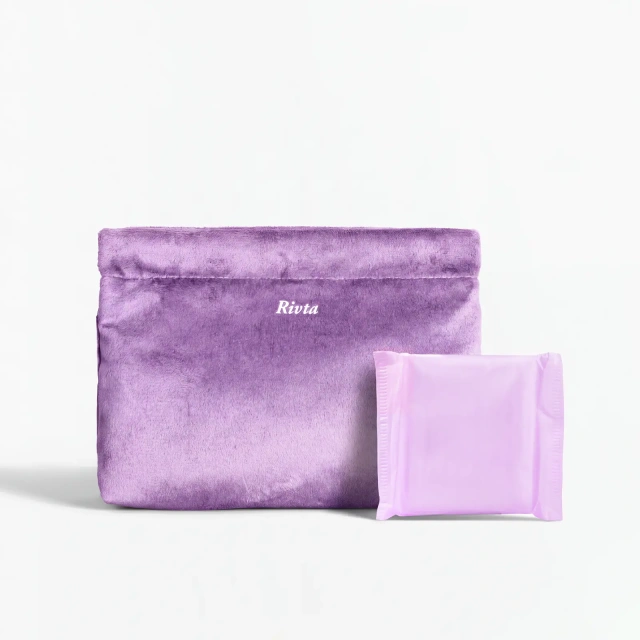 Custom Recycled Velvet Sanitary Pad Pouch | Wholesale Period Care Organizer - CBR353