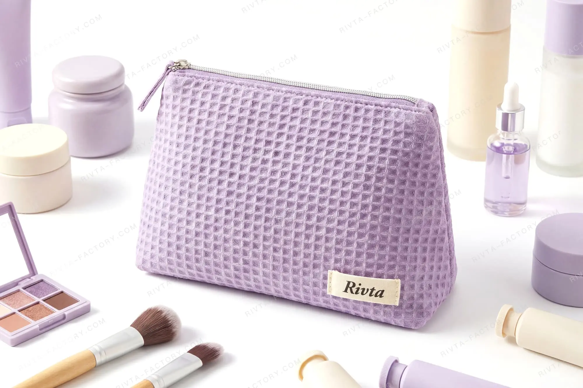 Custom Cotton Cosmetic Bags - CBC214