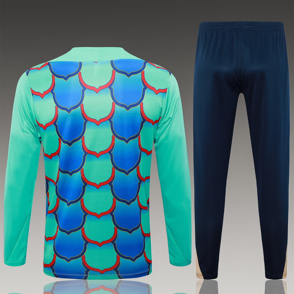 【Adult Training Wear】B833# 2425 Semi-Rabasa Green Inkjet