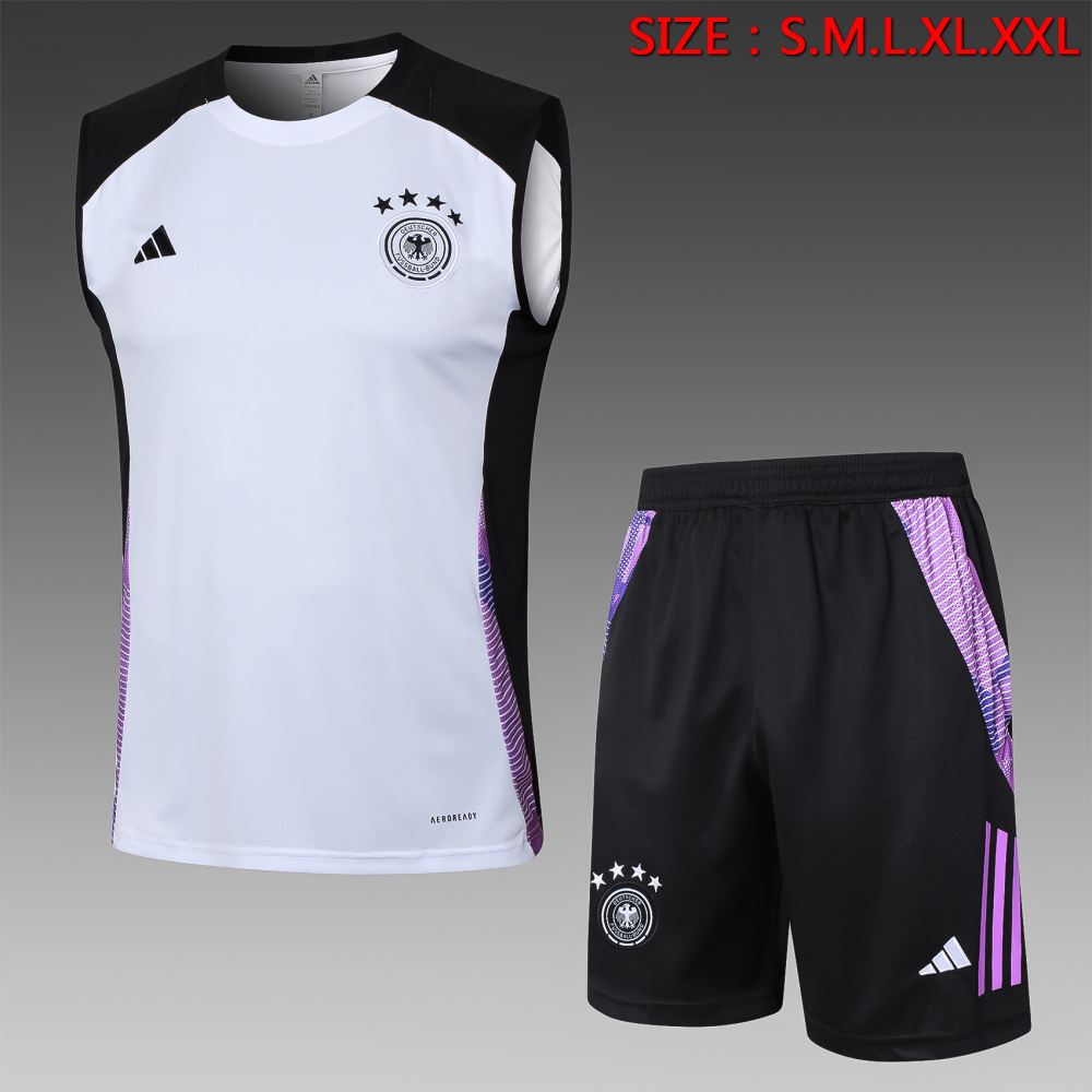 【Adult Training Wear】D1042# 2425 vest German white