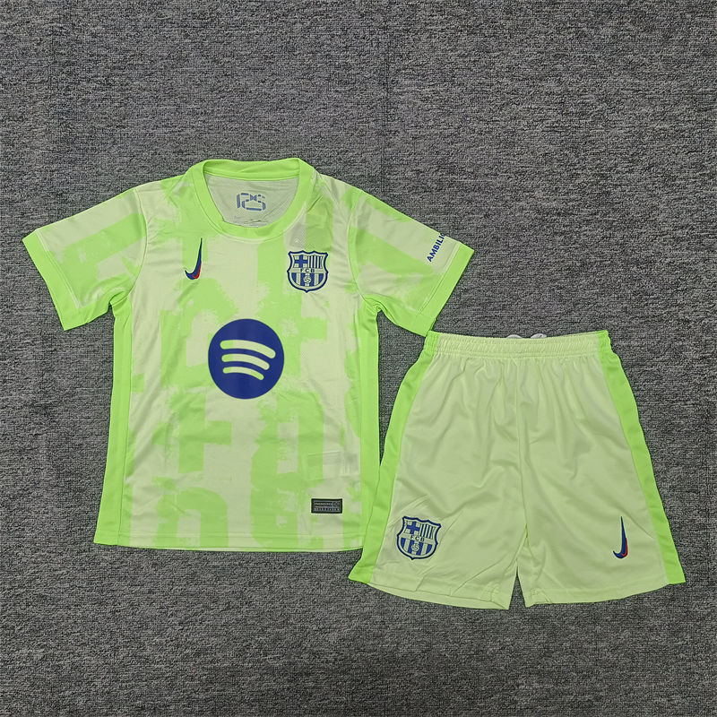【Adult / Kids Kit】 24/25 Barcelona Third Away Jersey