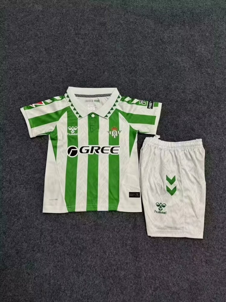 【 Kids Kit】24/25 Real Betis Home Jersey