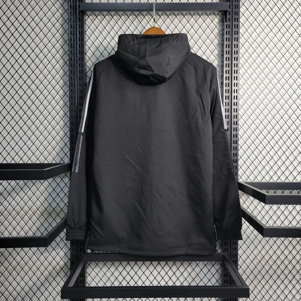 【Winter Collection】Real Madrid 2023-24 Black Windbreaker