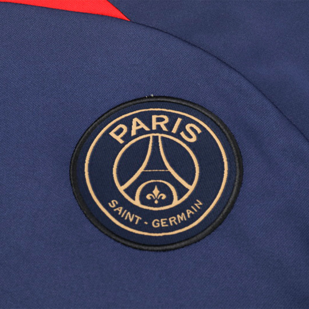 Kids PSG Zipper Sweatshirt Kit(Top+Pants) Navy 2023/24