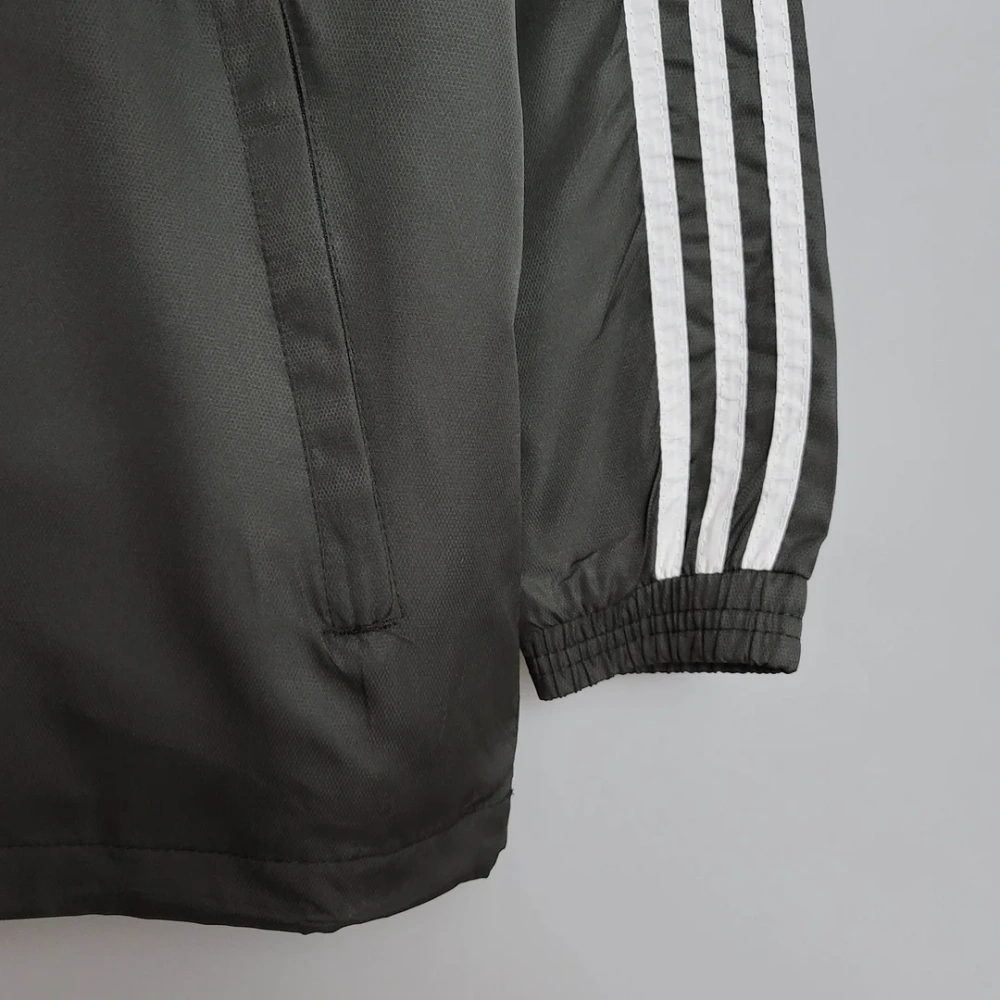 2021 Windbreaker Soccer Jersey Germany Black