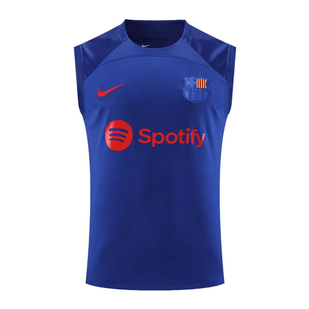 Barcelona Sleeveless Training Kit (Top+Shorts) Purple 2023/24