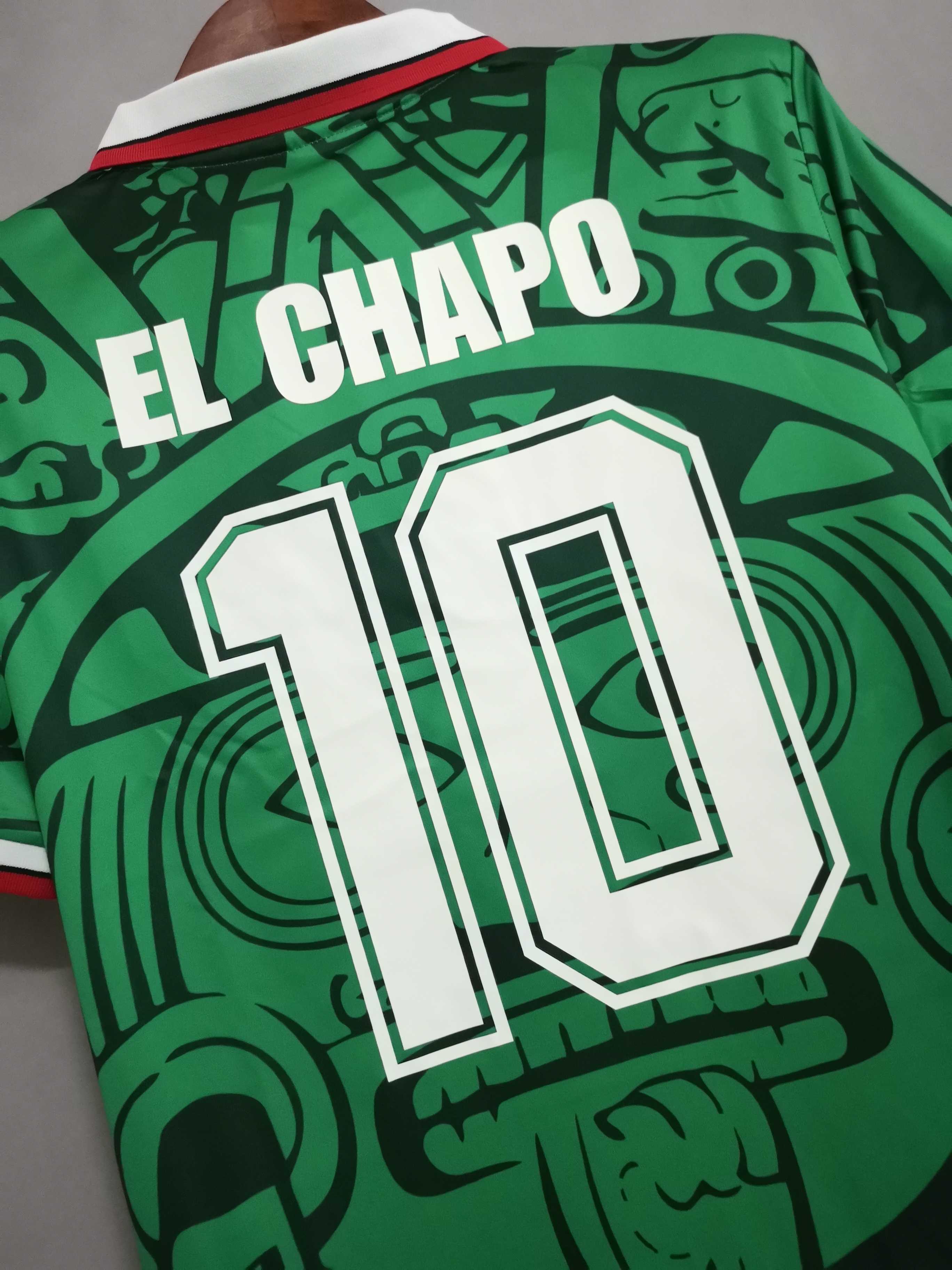 1998 Mexico World Cup Home Retro Jersey